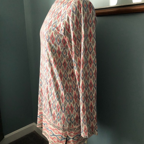 J. Jill NWT luxe Supima forward seam tunic Medium Tall stretchy. - Picture 3 of 10